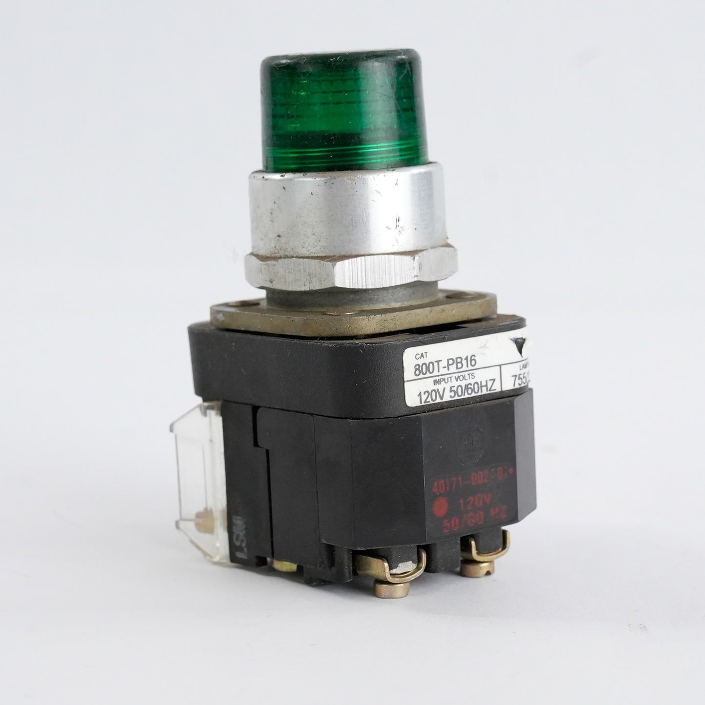 Allen Bradley 800T-PB16 /T Green Illuminated Pushbutton 800TPB16