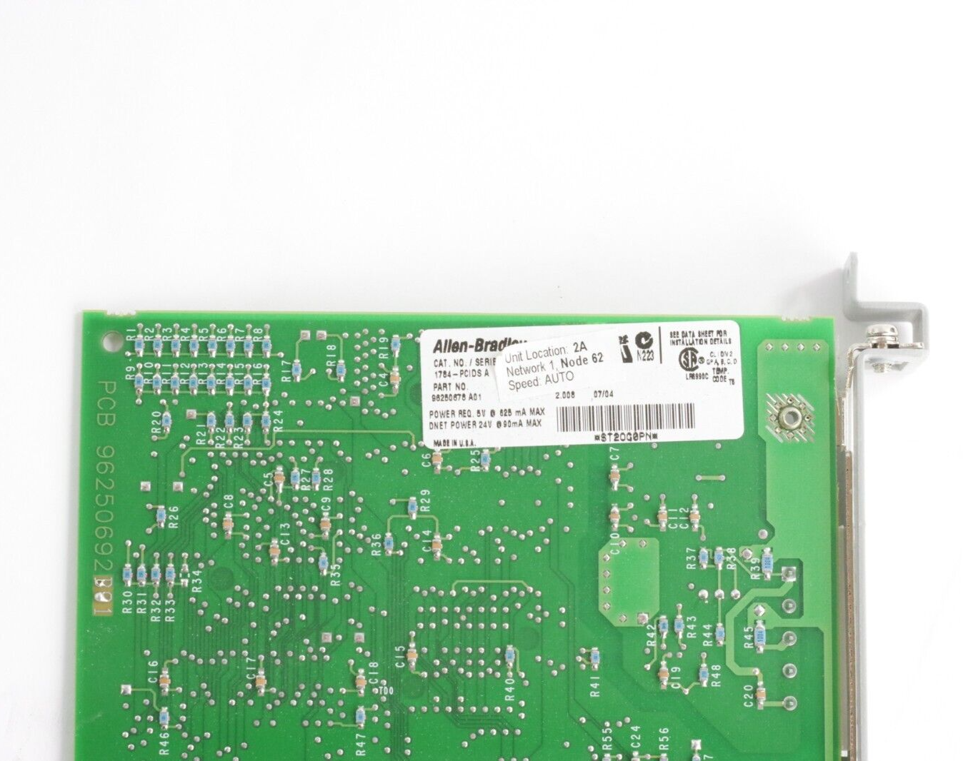 Allen Bradley 1784-PCIDS A DeviceNet Scanner Interface Card