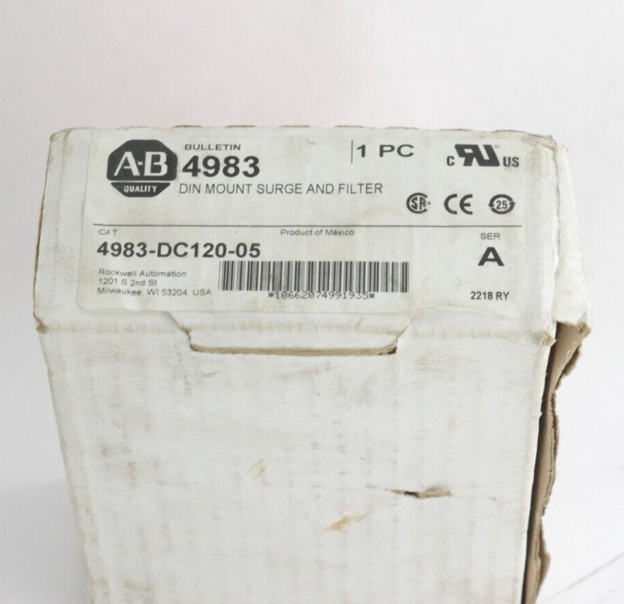 Allen Bradley 4983-DC120-05 Series A Surge/Filter Protection - Open Box