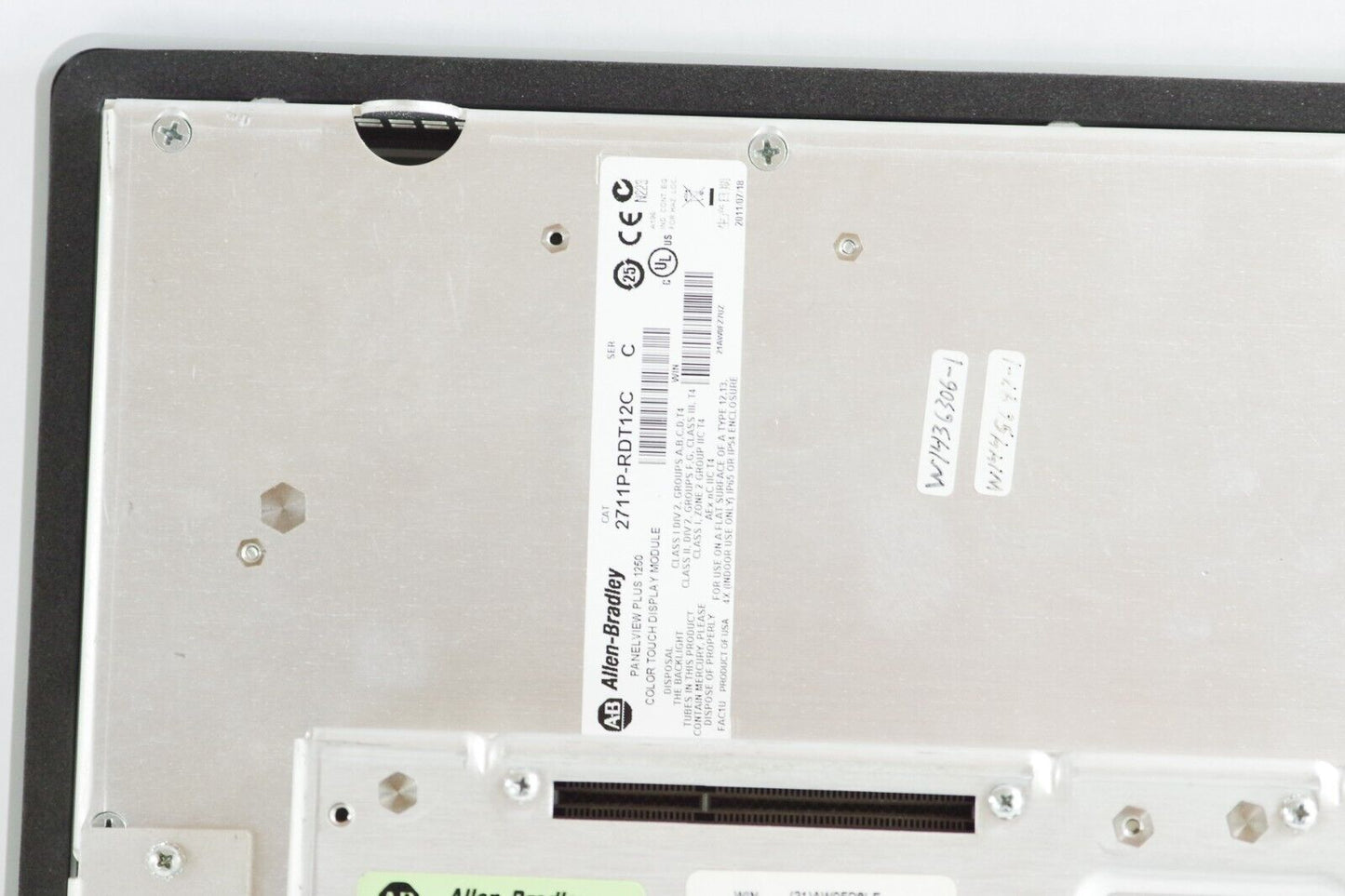 Allen Bradley 2711P-T12C4D2 /A PanelView Plus 1250 Color / 2711P-RP2 F RDT12C C