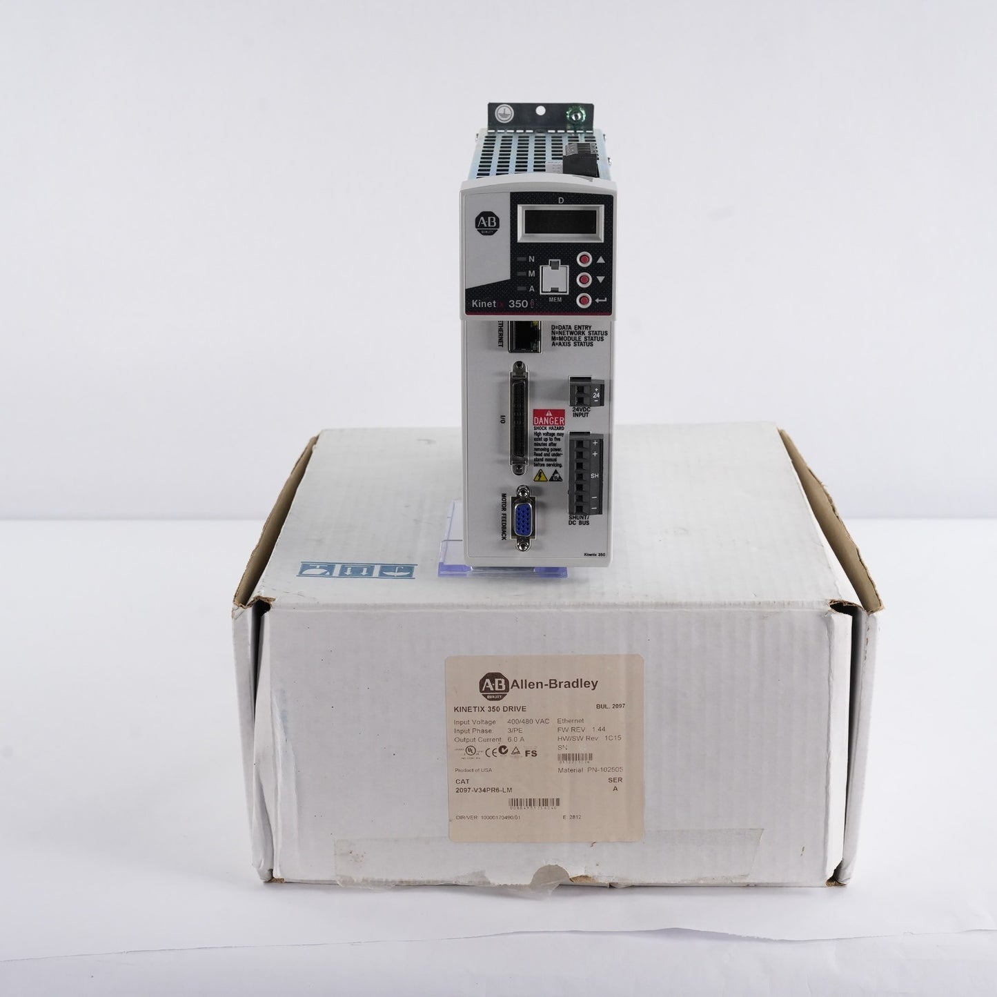 Allen Bradley 2097-V34PR6-LM /A Kinetix 350 Servo Drive 2097V34PR6LM - Open Box