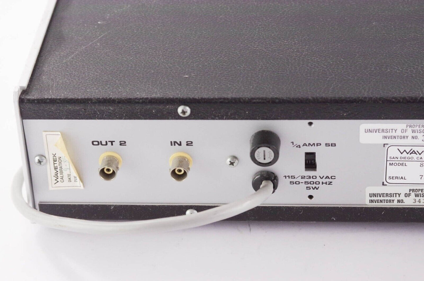 Wavetek 852 Dual HI/LP Filters model 852 / model852