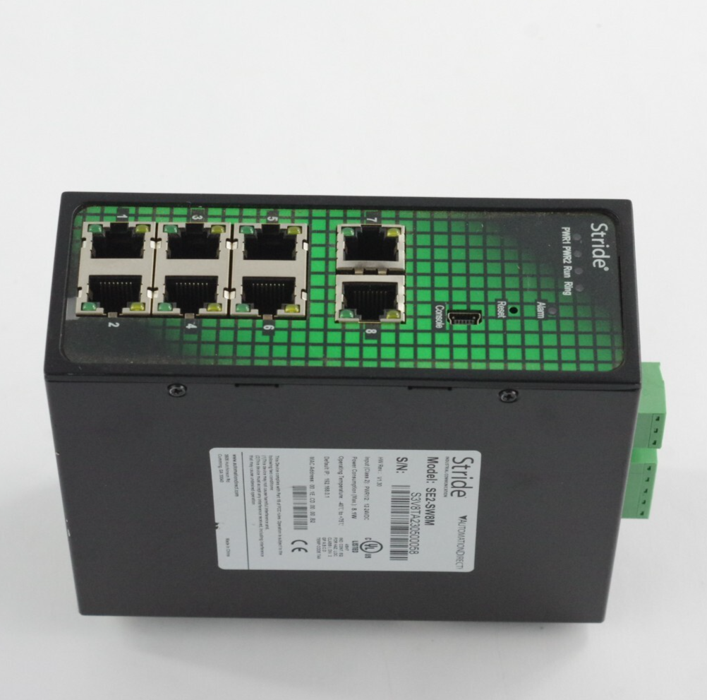 Automation Direct Stride SE2-SW8M 8 Port Industrial Managed Ethernet Switch