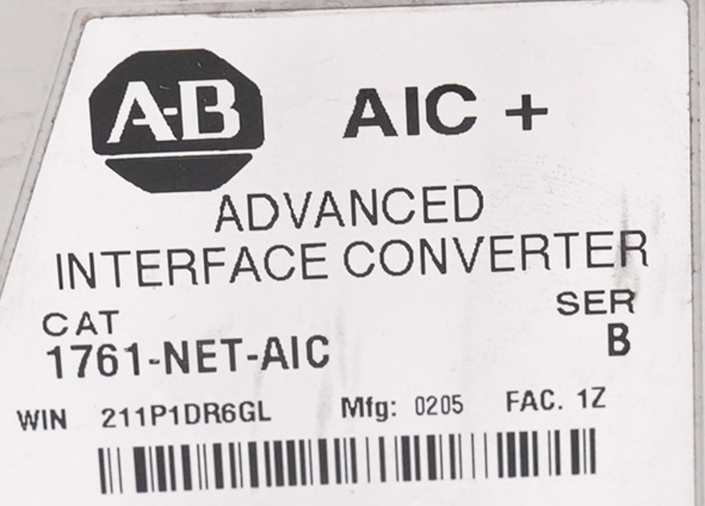 Allen Bradley 1761-NET-AIC /B Advanced Interface Converter 1761NETAIC