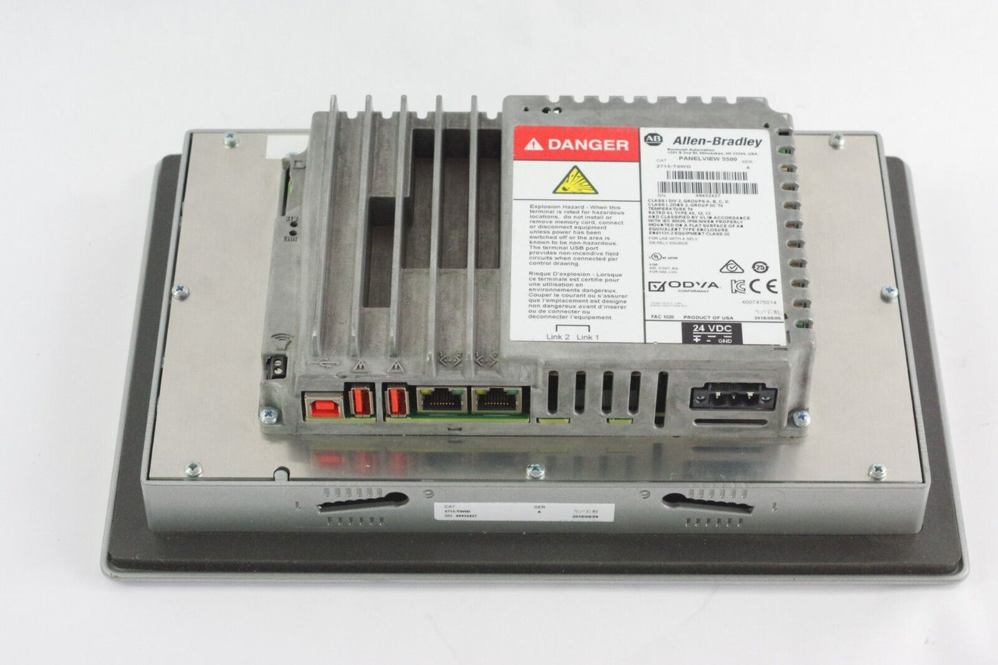 Allen Bradley 2715-T9WD Ser A PanelView 5500 9" Inch Color Touch Display
