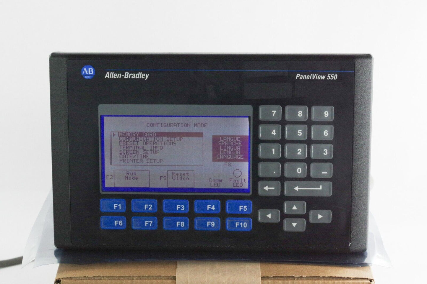 Allen Bradley 2711-B5A8X Ser H Rev D FRN 4.46 Panelview 550 - Refurbished