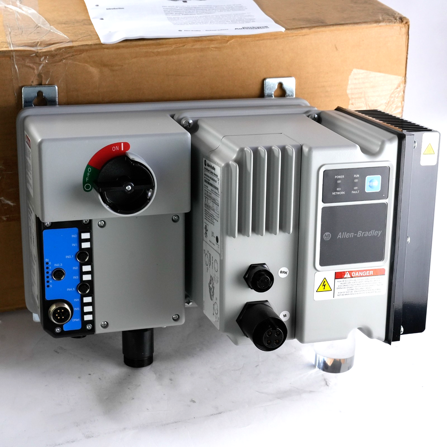Allen Bradley 284G-FVD1P4D-10-RRG-CBG-DB1-EMI /C Module + 280G-FN-10-RG Open Box
