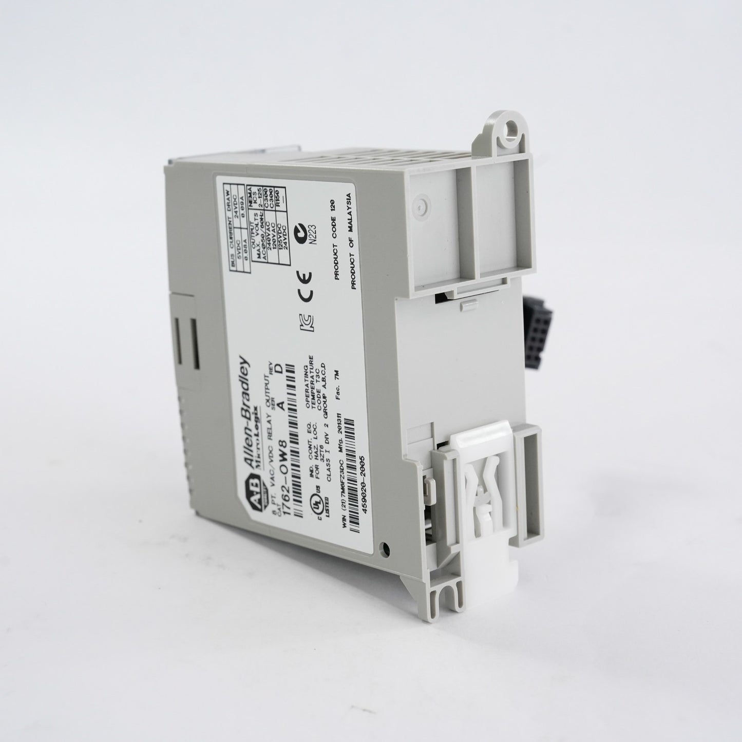 Allen Bradley 1762-OW8 /A Rev D MicroLogix 8-Channel Relay Output Module