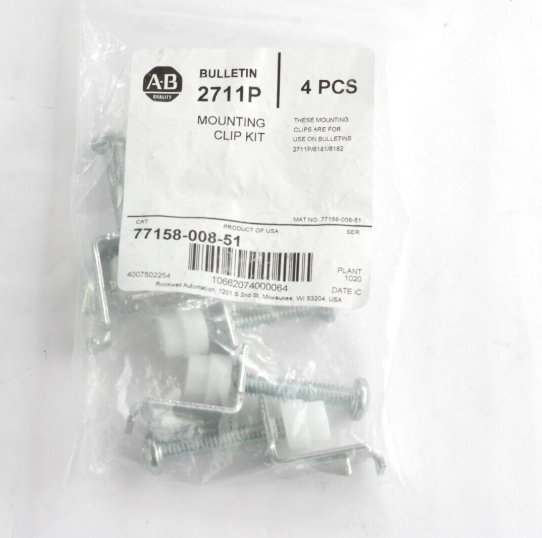 12x Allen Bradley 2711P Panelview 700 1000 1500 Mounting Clips 77158-008-51