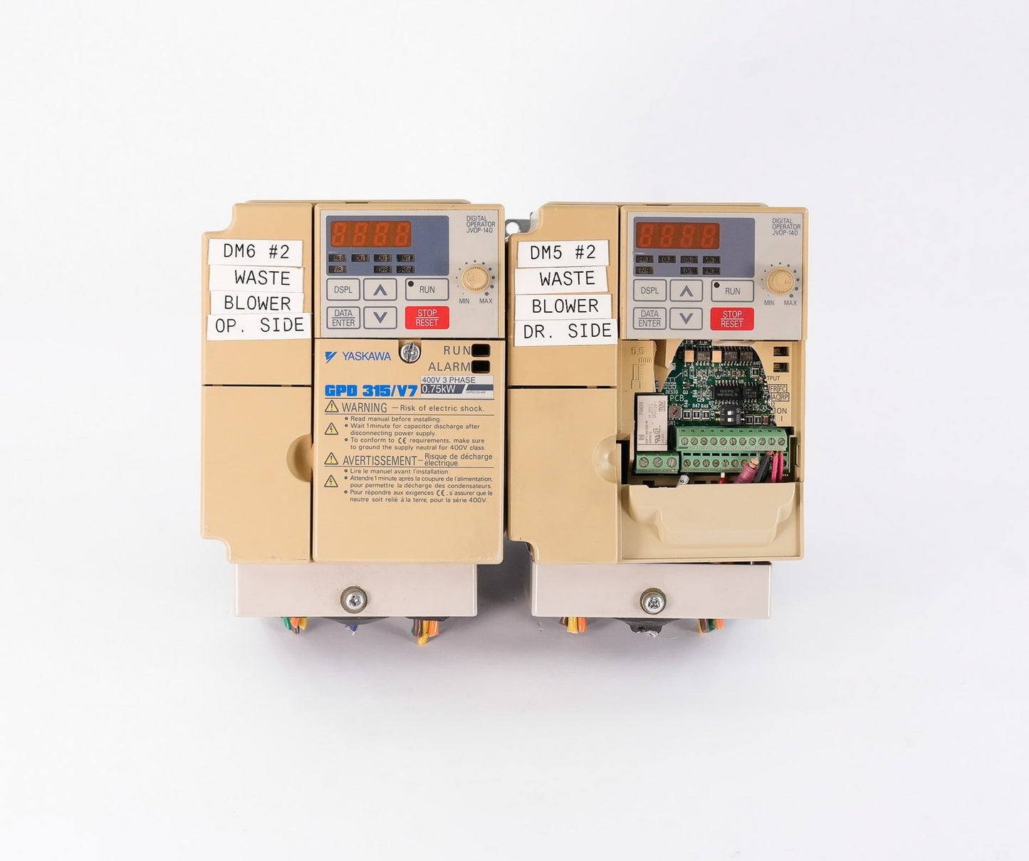 Yaskawa CIMR-V7AM40P7 AC Drive 460V 3-Phase 4.7A 50/60Hz CIMRV7AM40P7