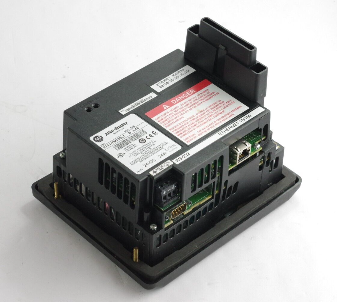 Allen Bradley 2711-T6C20L1 Ser B FRN 4.46 PanelView 600 24VDC Interface Panel
