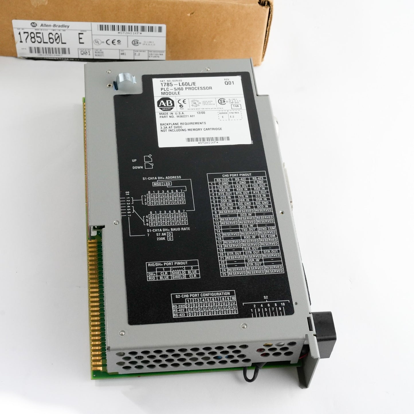 Allen Bradley 1785-L60L /E PLC-5/60 Processor Module Ser E 1785L60LE - Open Box