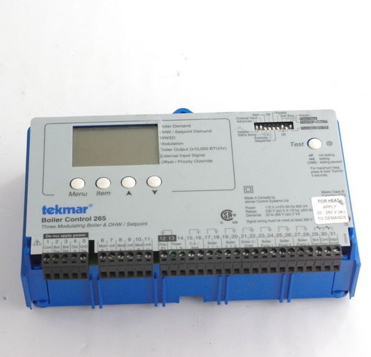 Tekmar Boiler Control 265 Three Modulating Boiler & DHW / Setpoint