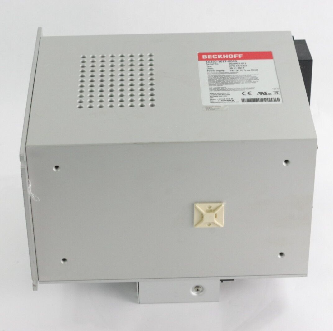 Beckhoff Automation C6350-1017-0040 Control Cabinet 5-Slot Industrial PC 24V DC
