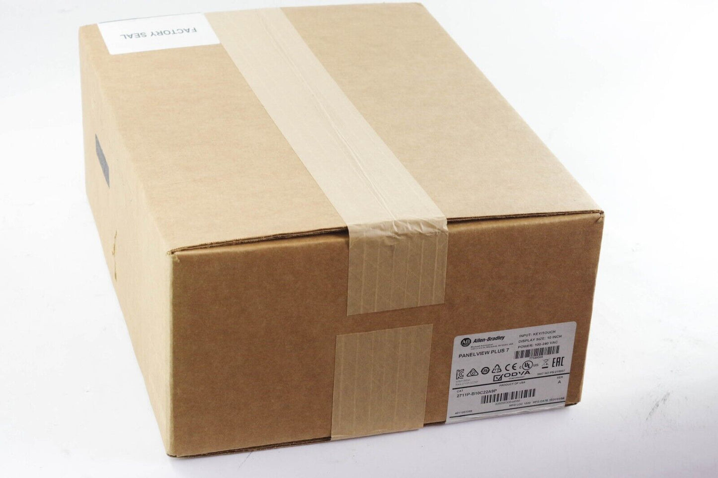 2020 Allen Bradley 2711P-B10C22A9P Ser A PANELVIEW PLUS 7 10" - Sealed Surplus