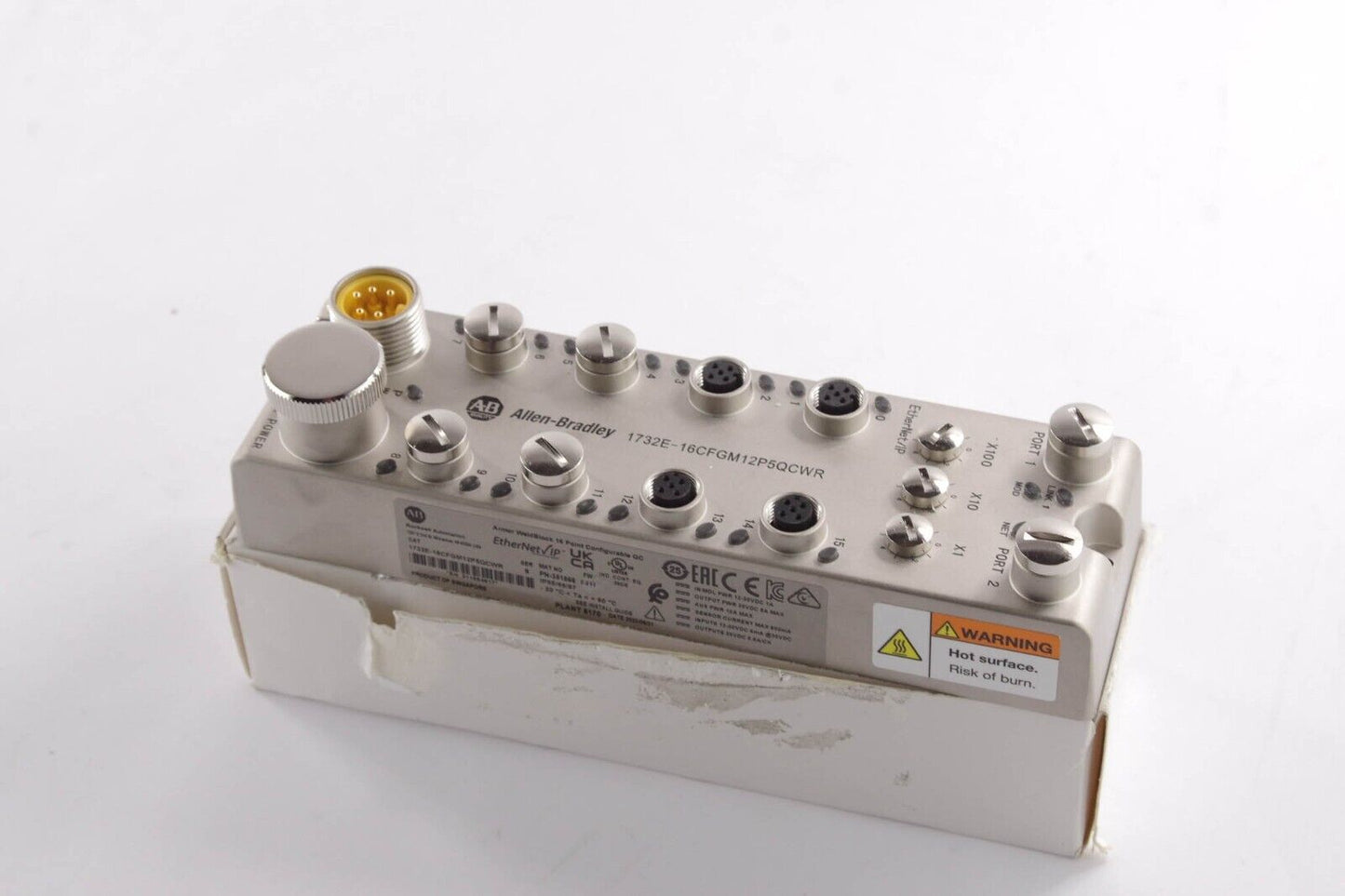 Allen Bradley 1732E-16CFGM12P5QCWR / 1732E16CFGM12P5QCWR Ser B - 16 IO Points