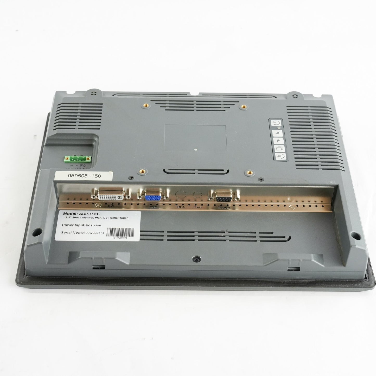 Aplex ADP-1121T 12.1" Color TFT Resistive Touch Monitor VGA / DVI RS232