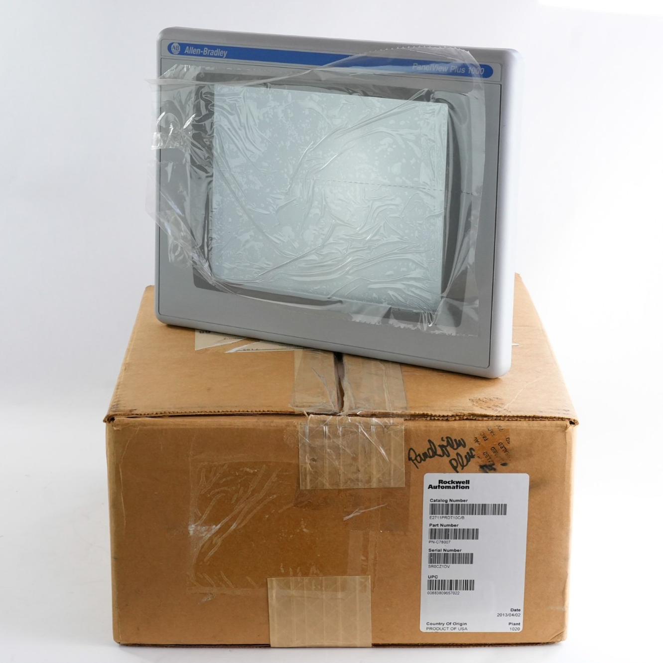 Allen Bradley 2711P-RDT10C /B PanelView Plus 1000 Color Touch Display - Open Box