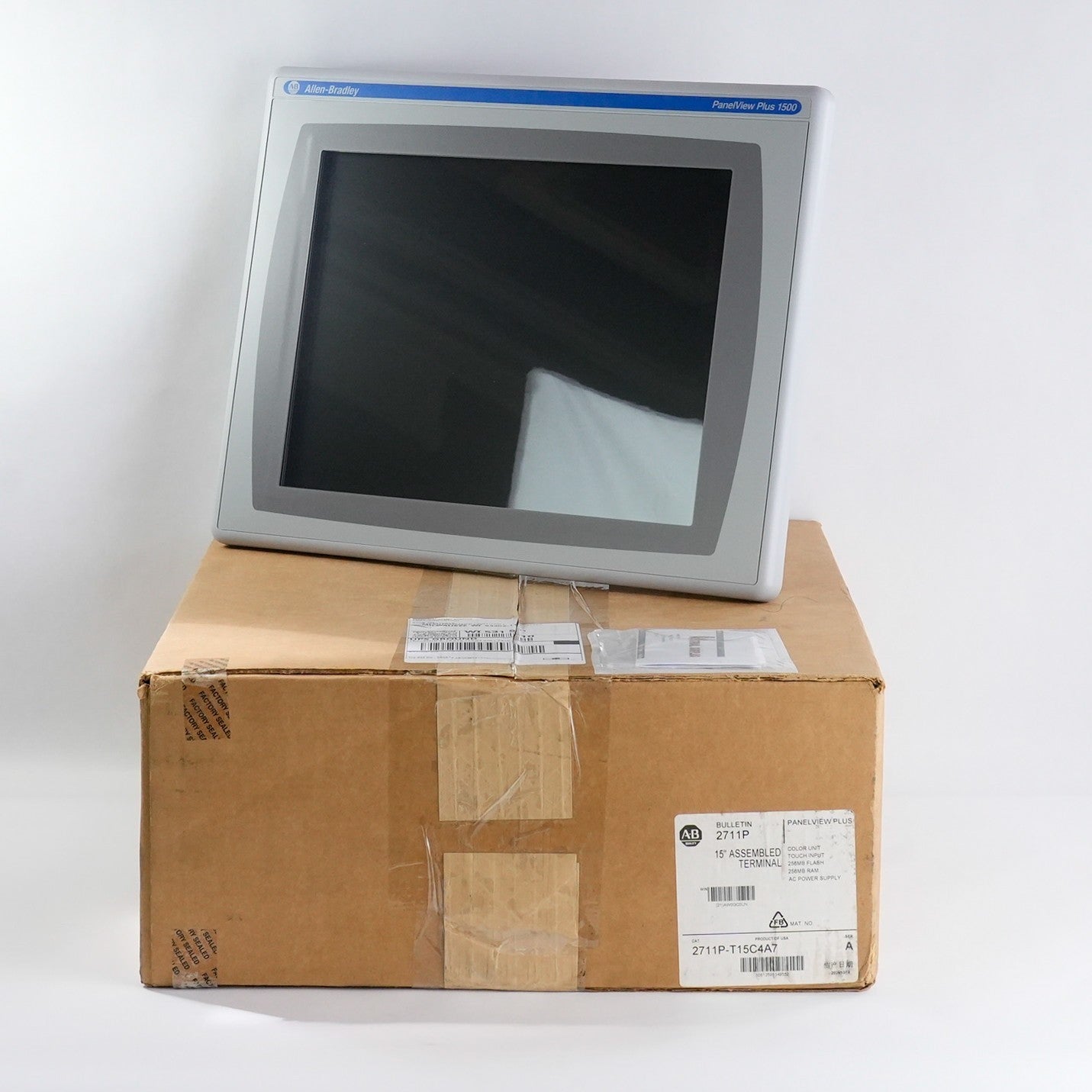 Allen Bradley 2711P-T15C4A7 PanelView Plus 1500 | 2711p-RTD15C /B + RP7A /G Open