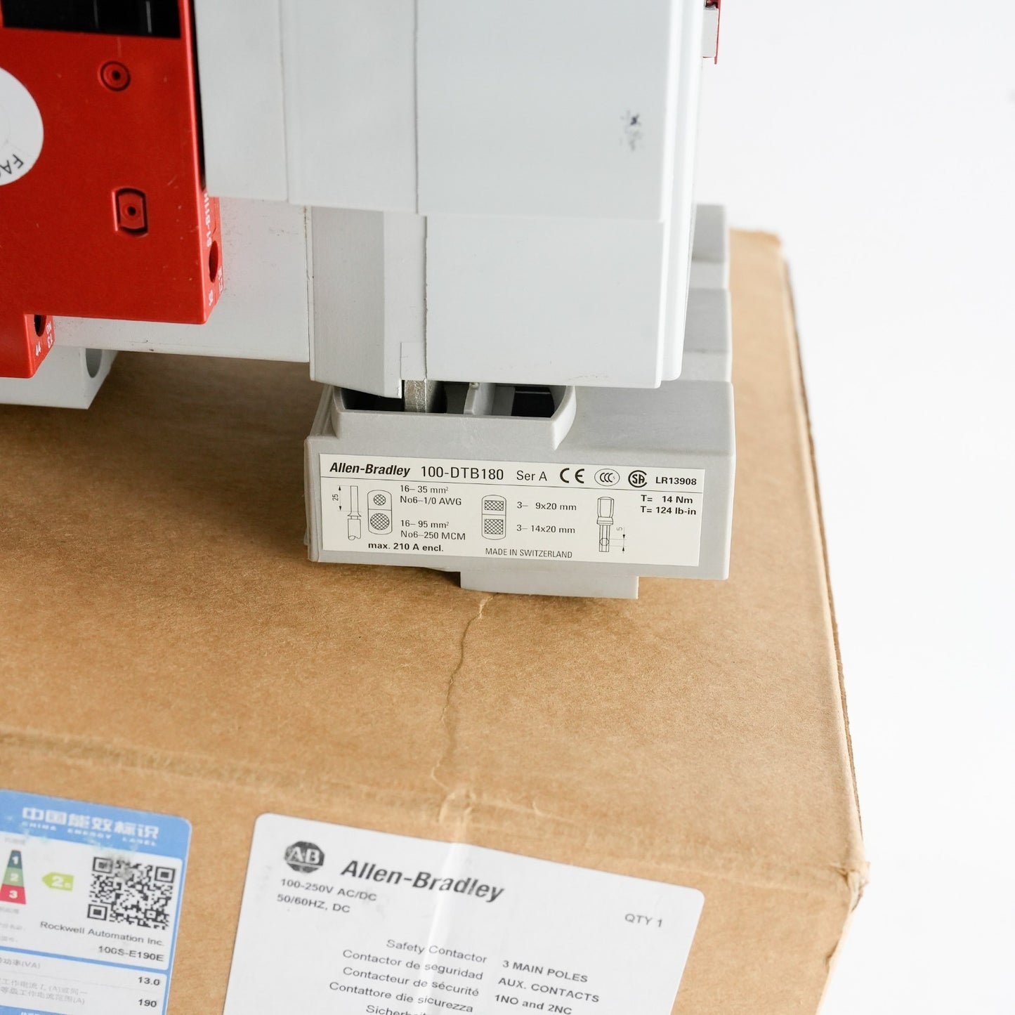 Allen Bradley 100-D180 /B 120V Coil Contactor 100S-D180ED22BC - Installed