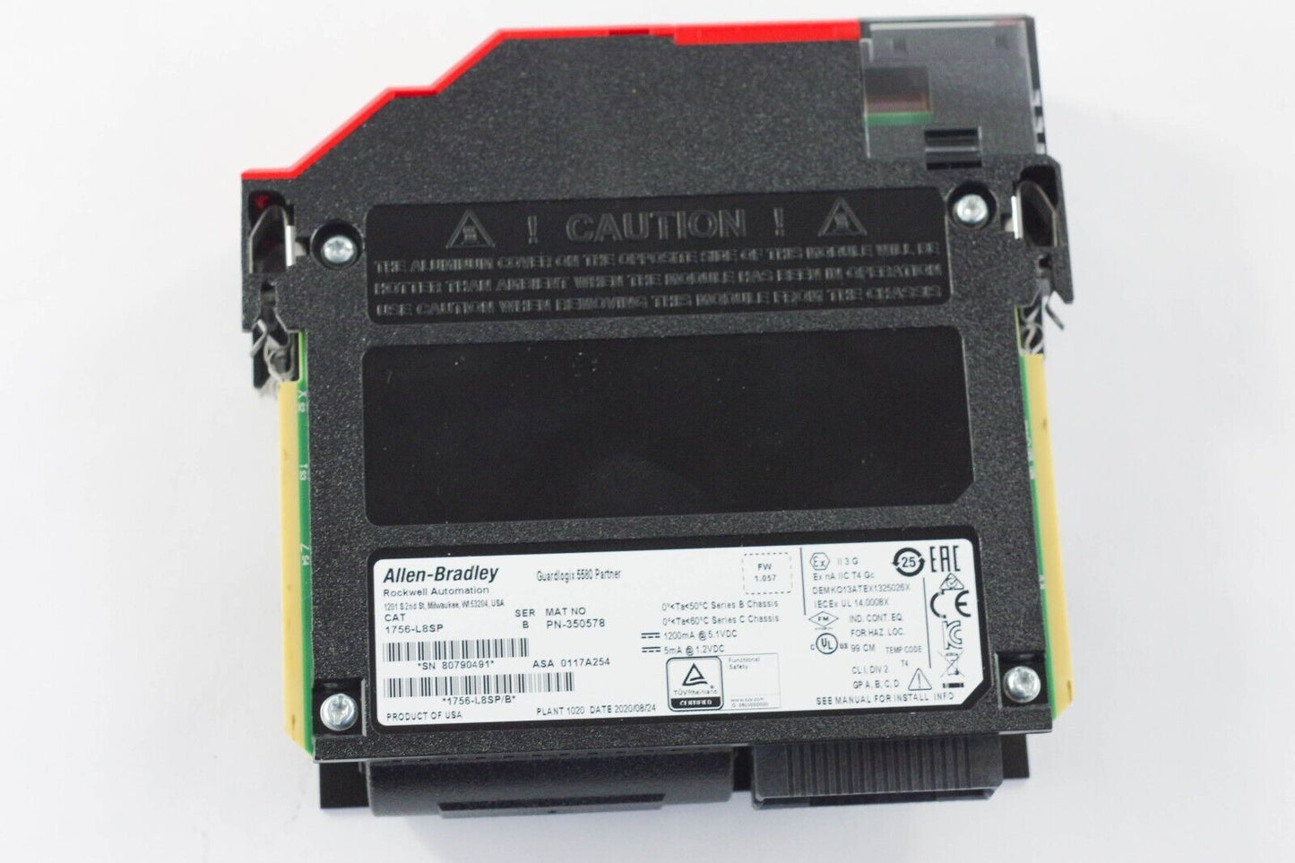 2020 Allen Bradley 1756-L8SP /B GuardLogix 5580 L8 Safety Partner - Lightly Used