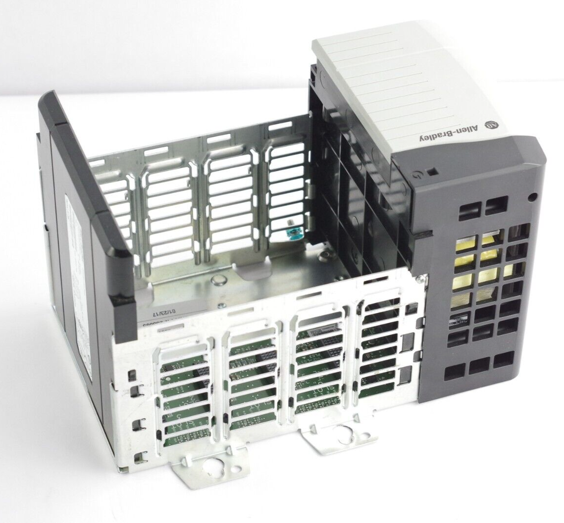 Allen Bradley 1756-PB50 Ser A Power Supply w/ 1756-A4 Ser C 4 Slot Chassis