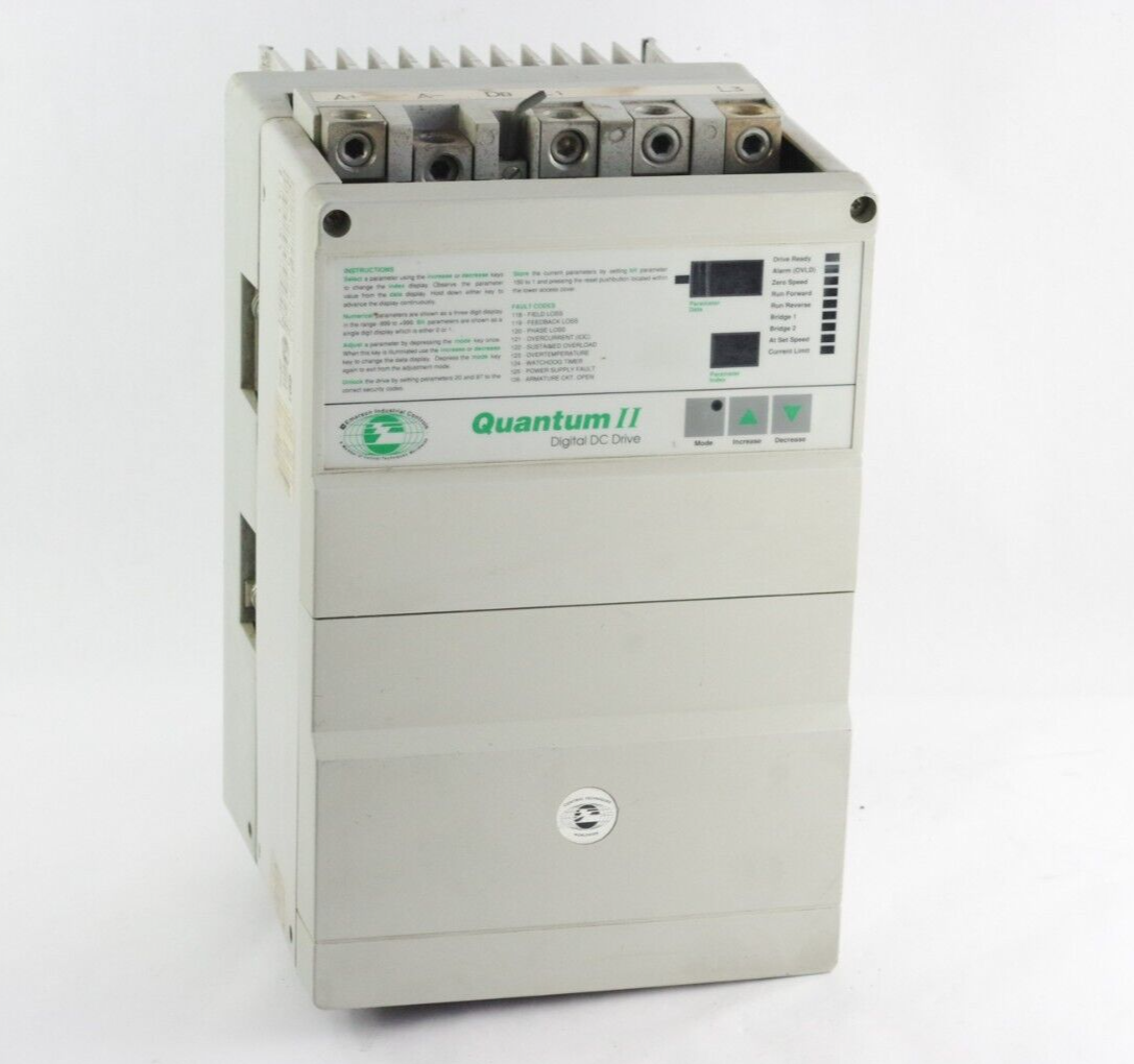 Emerson Quantum II Drive 9500-8205A 9500-1200-I 240/480 VAC 240/500 95008205A DC