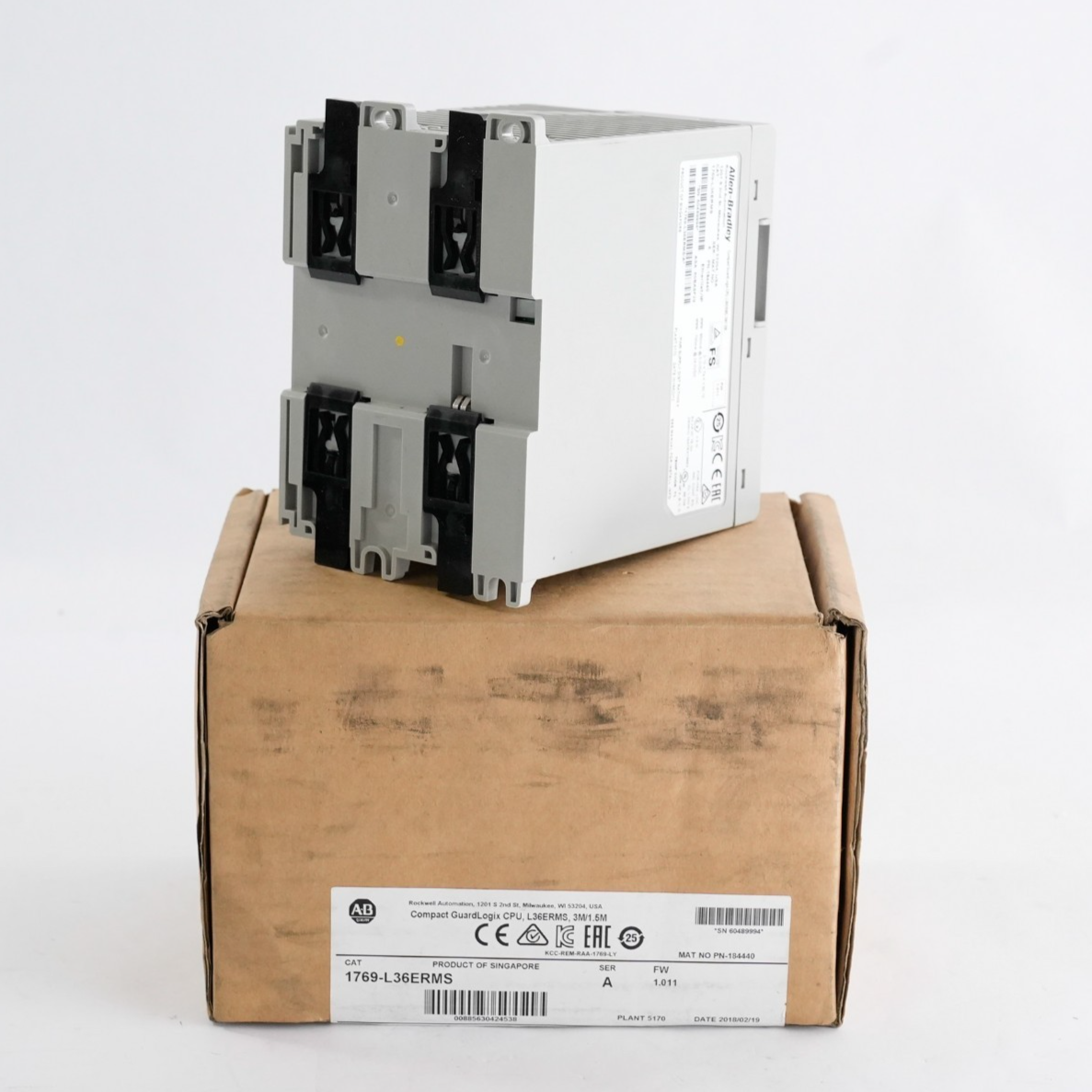 Allen Bradley 1769-L36ERMS Ser A Compact GuardLogix Controller Module - Open Box