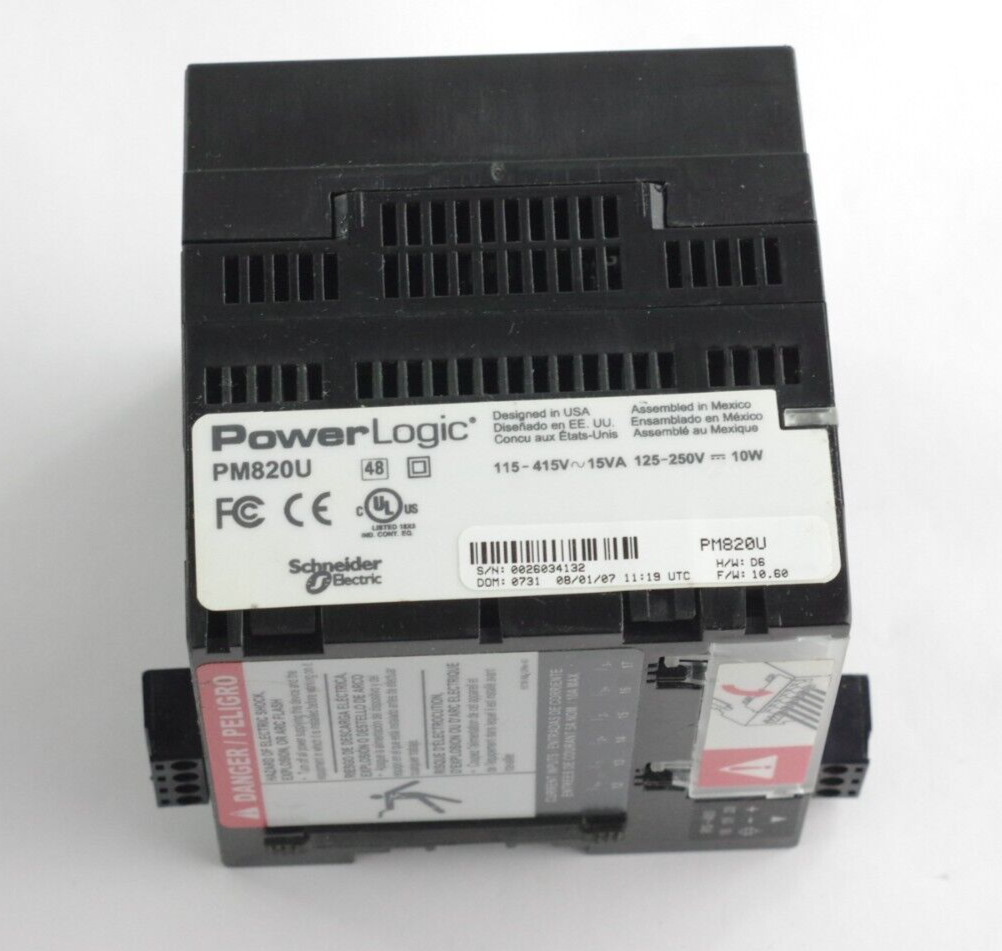 Schneider Electric Power Meter Unit PM820U - For Parts