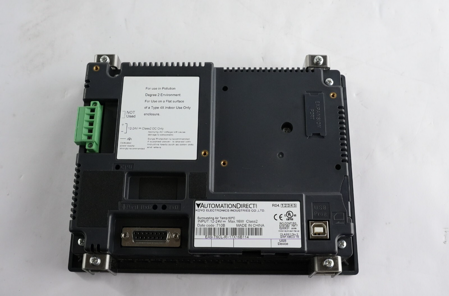 Automation Direct EA9-T6CL-R / EA9-T6CL-R+17X16B114 Operator Interface Display