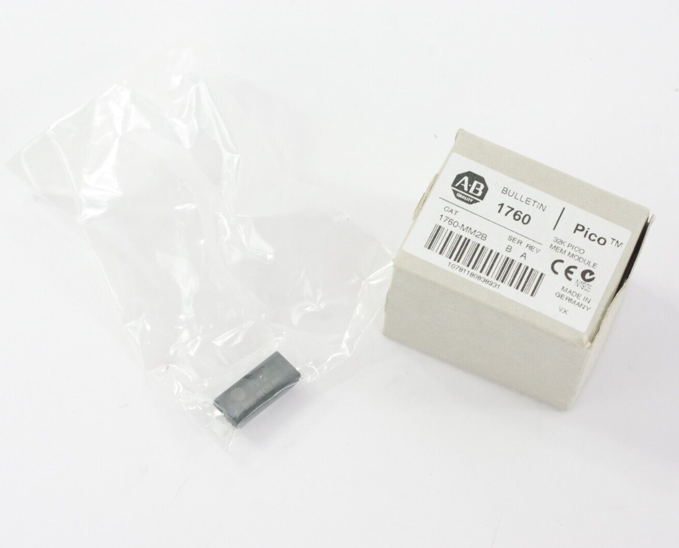 Allen Bradley 1760-MM2B Ser B Rev A 32k Pico Memory Module - Open Box