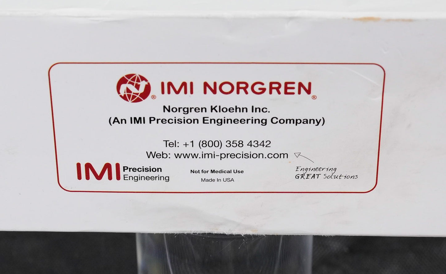 IMI Norgren Kloehn Series 4000 Syringe - Open Box