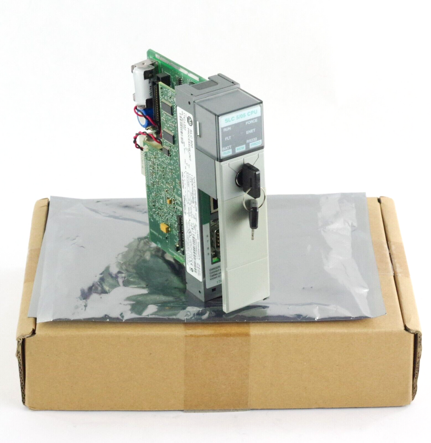 Allen Bradley 1747-L552 Ser C /C 1747-OS501 5/05 SLC 500 Processor CPU Module