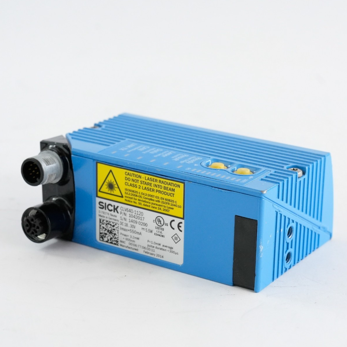 SICK CLV640-1120 1042017 Bar Code Reader CLV6401120