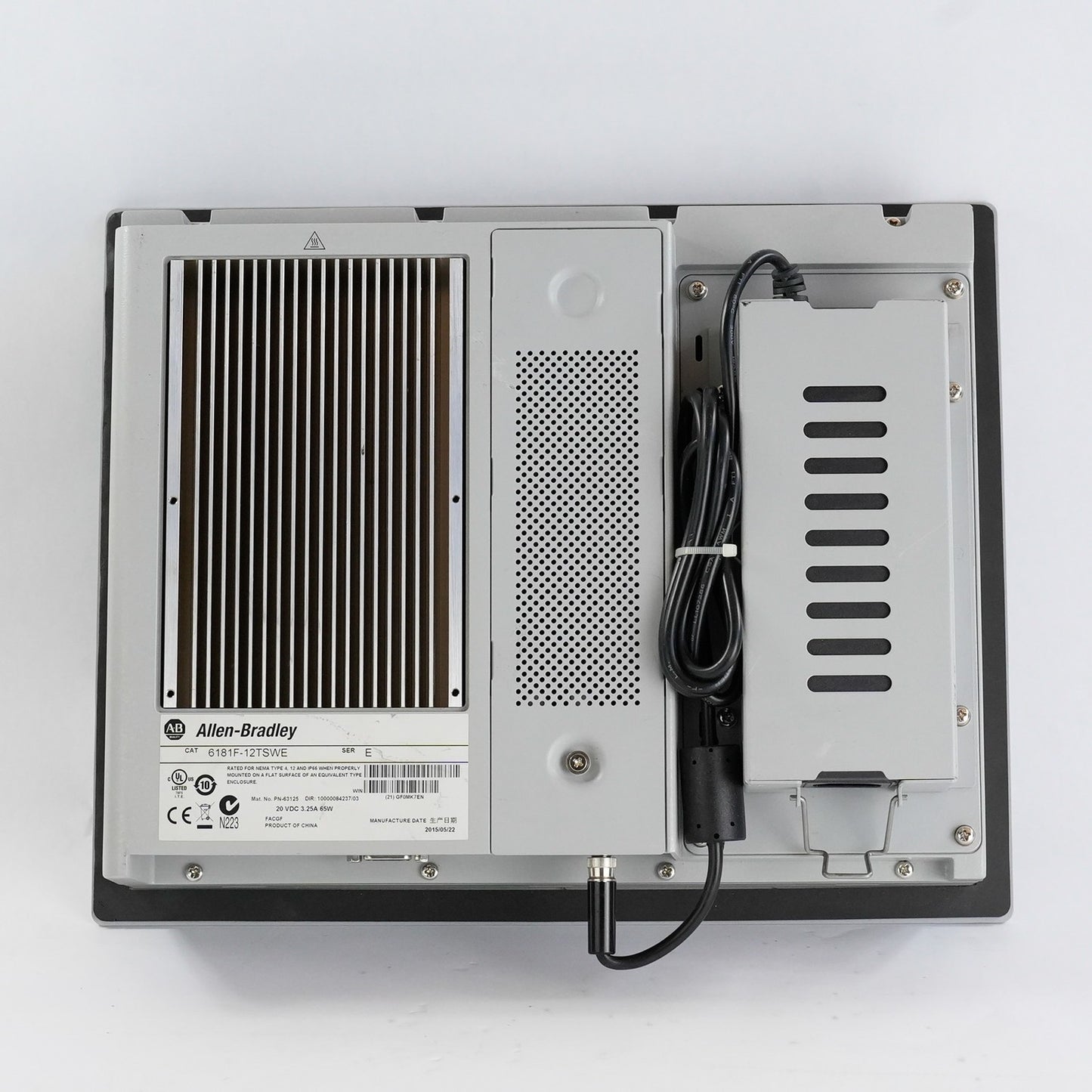 Allen Bradley 6181F-12TSWE /E Solid State Plus 1200P Touchscreen Panel PC