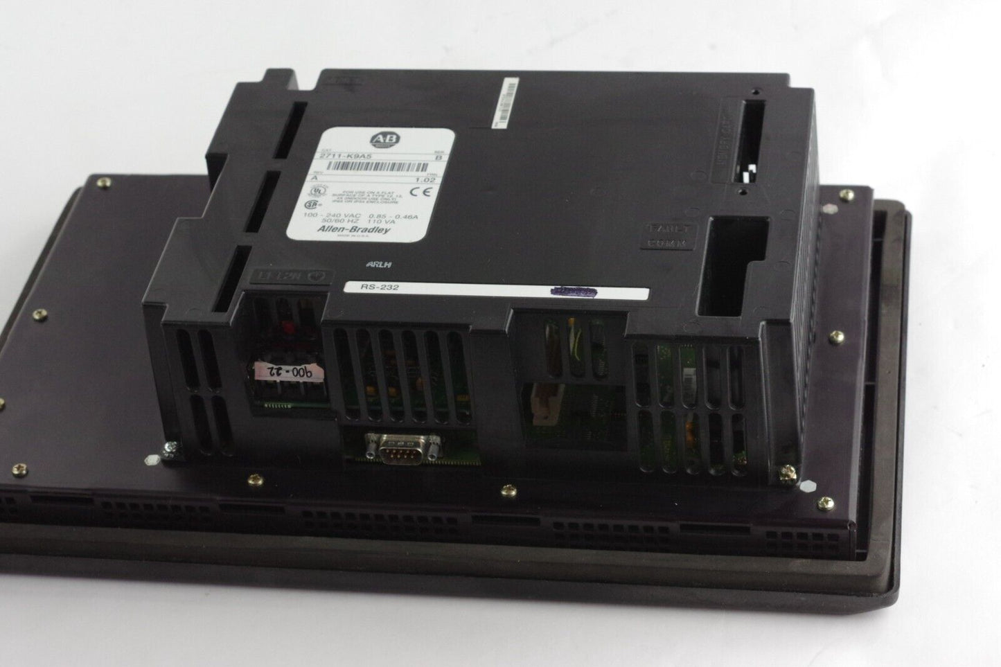Allen Bradley 2711-K9A5 Ser B Rev A FRN 1.02 Panelview 900 Interface Terminal