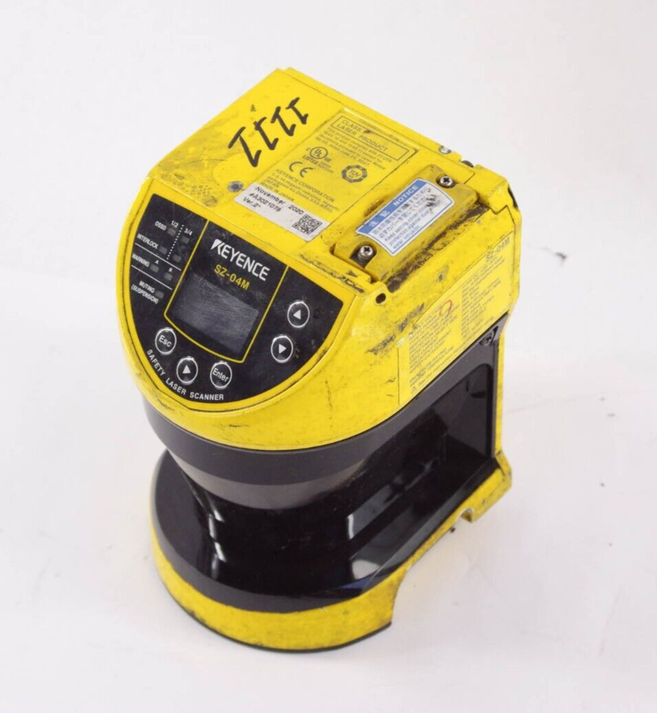 Keyence SZ-04M / SZ04M Safety Laser Scanner - For Parts or Repair