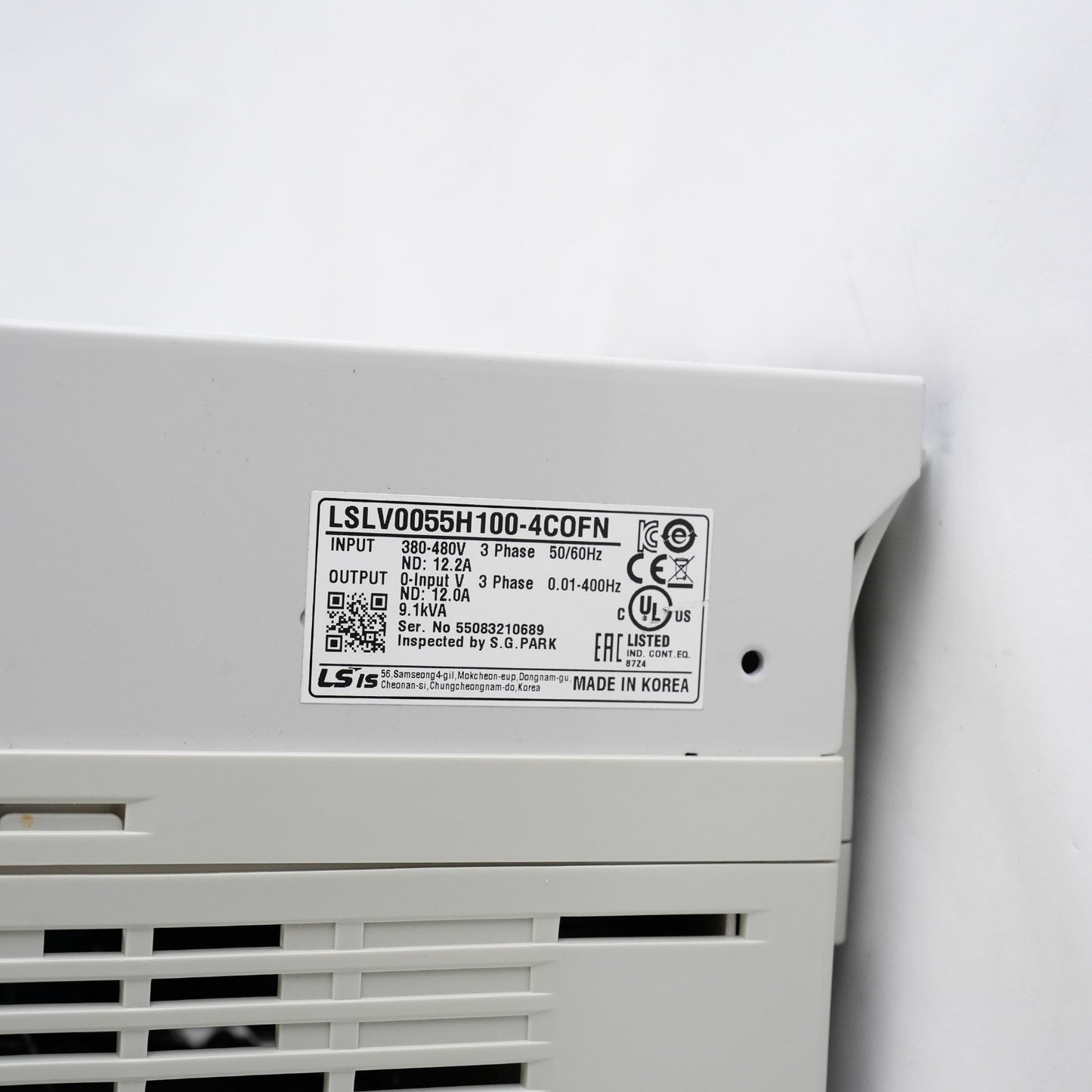 LS Electric LSLV0055H100-4COFN / LSLV0055H1004COFN 480V 3ph LSLV0055H100-4C0FN