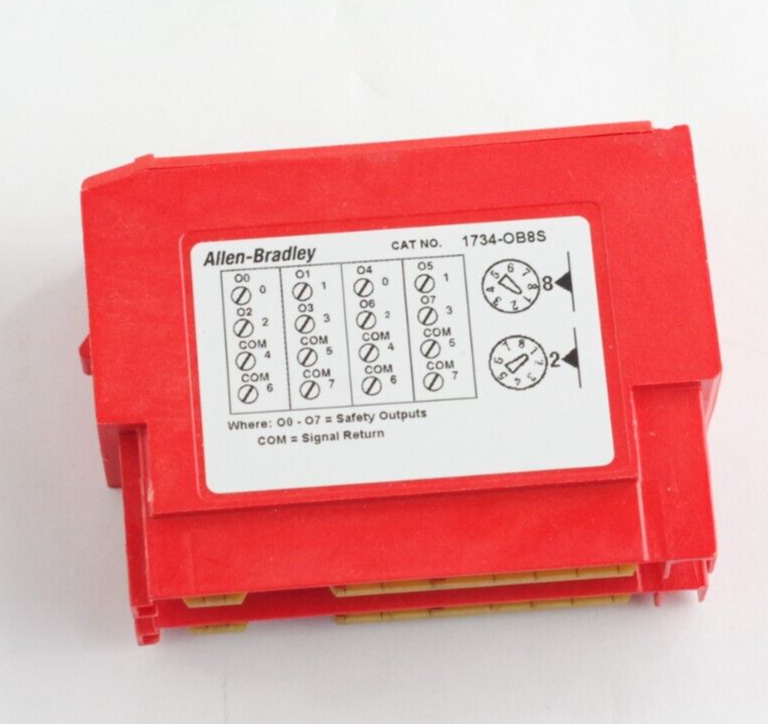 Allen Bradley 1734-OB8S Ser B Point Guard I/O Safety Module PN-193343
