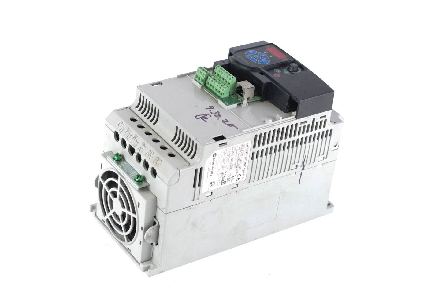 2019 ALLEN BRADLEY 22F-D018N114 /A VFD Drive 10HP 480V 3PH - USED