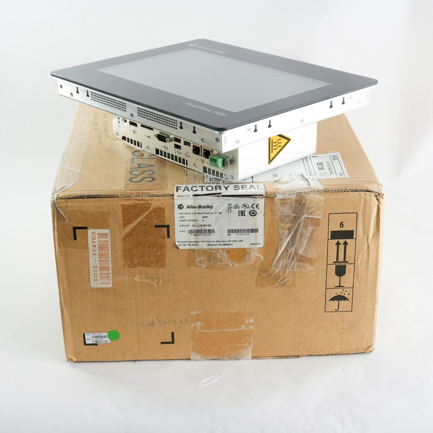 Allen Bradley 6200P-12WS3C1 VERSAVIEW 5400 Box Panel PC Win 10 12WS3A1 / 12WS3B1
