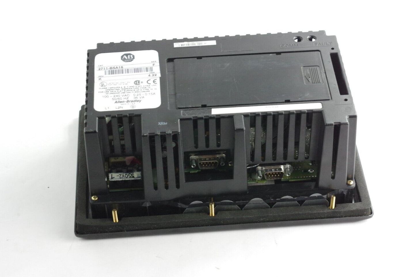 Allen Bradley 2711-B5A16 Ser F Rev K FRN 4.22 PanelView 550 Standard Terminal