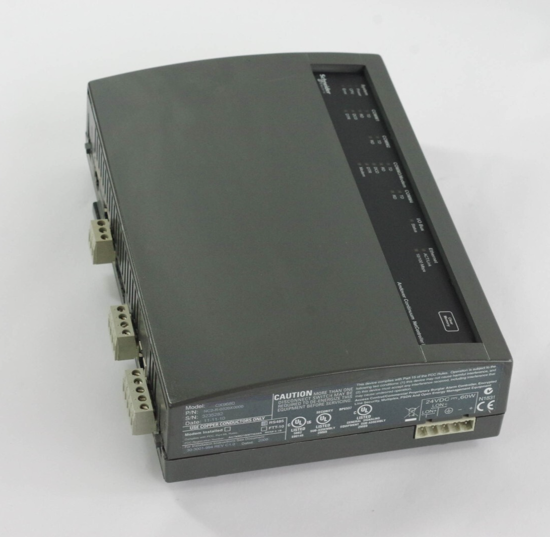 Schneider Electric CX9680 NC2-R-0320X0000 Andover Continuum NetController II