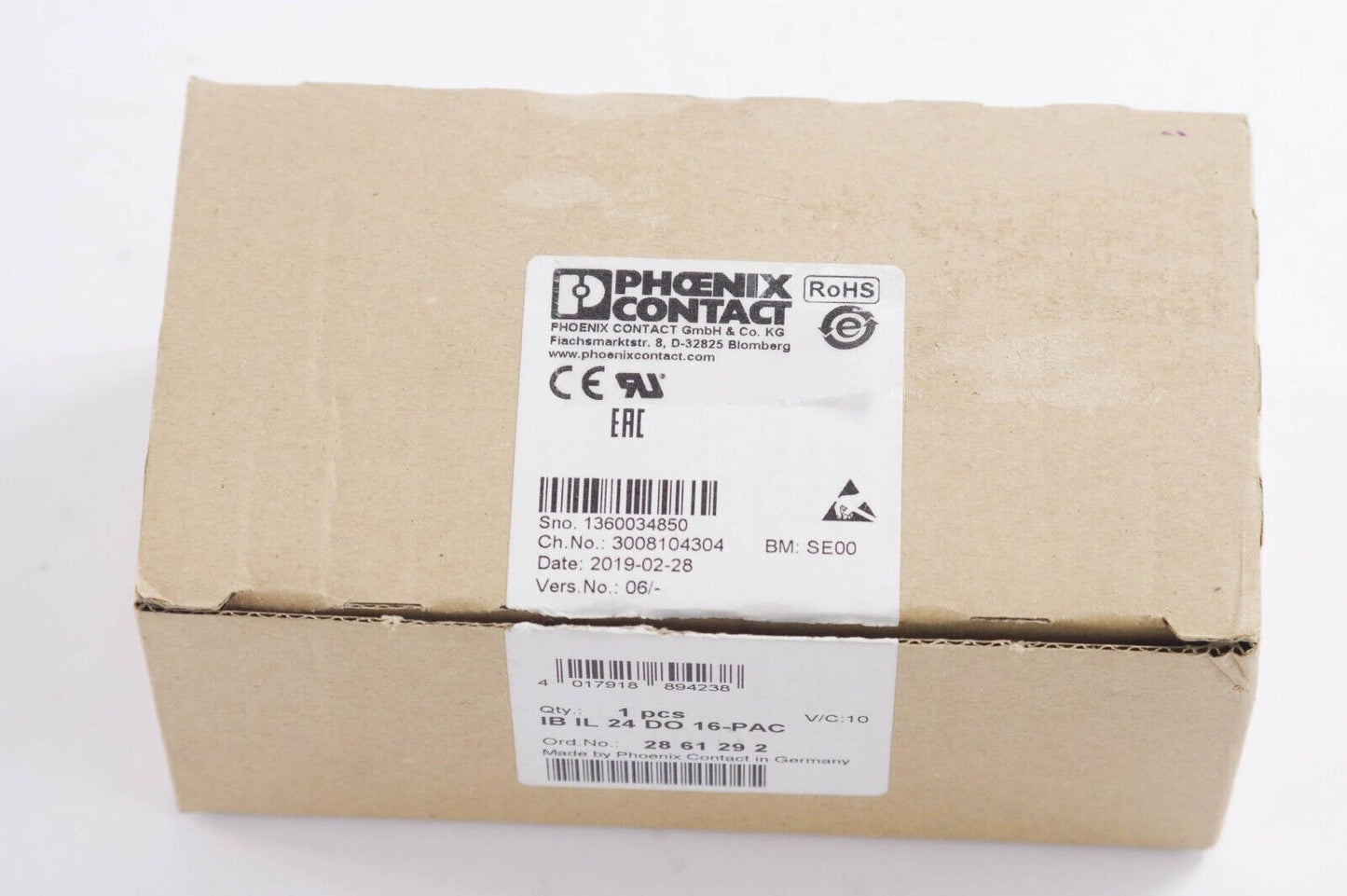 Phoenix Contact IB IL 24 DO 16-PAC / IBIL24DO16-PAC Digital Output Module Unit
