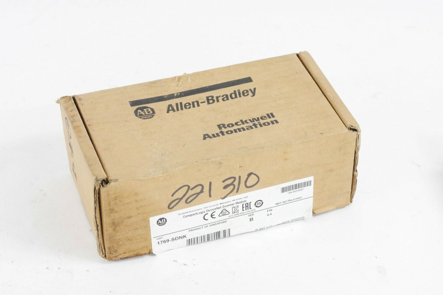 ALLEN BRADLEY 1769-SDNK /B FW 4.4 - Open Box