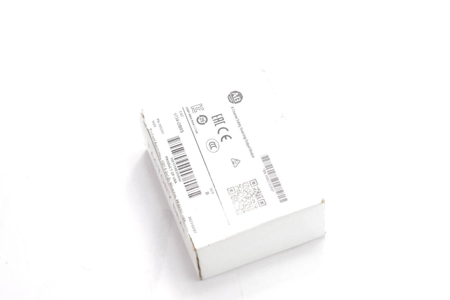 ALLEN BRADLEY 1734-OB8S / 1734OB8S Ser B POINT I/O SAFETY OUTPUT MODULE