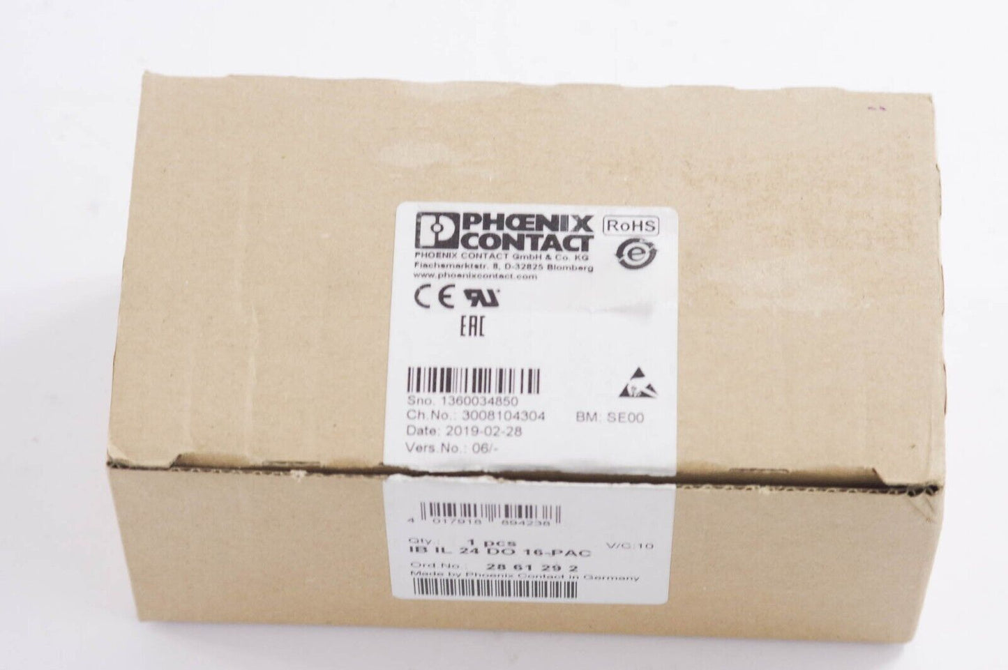 Phoenix Contact IB IL 24 DO 16-PAC / IBIL24DO16-PAC Digital Output Module Unit