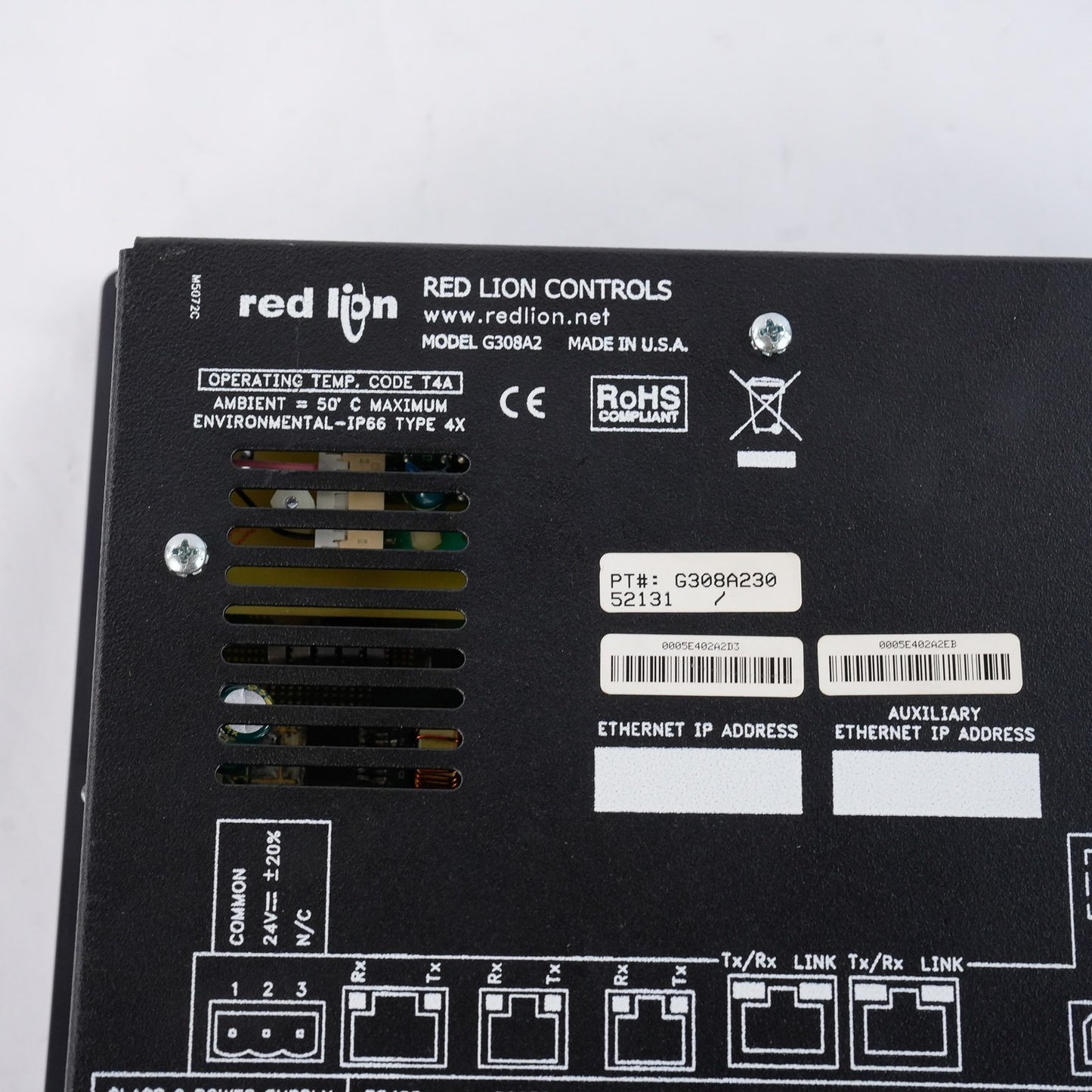 Red Lion G308A230 8" HMI Operator Interface Display Panel G308A2 G308