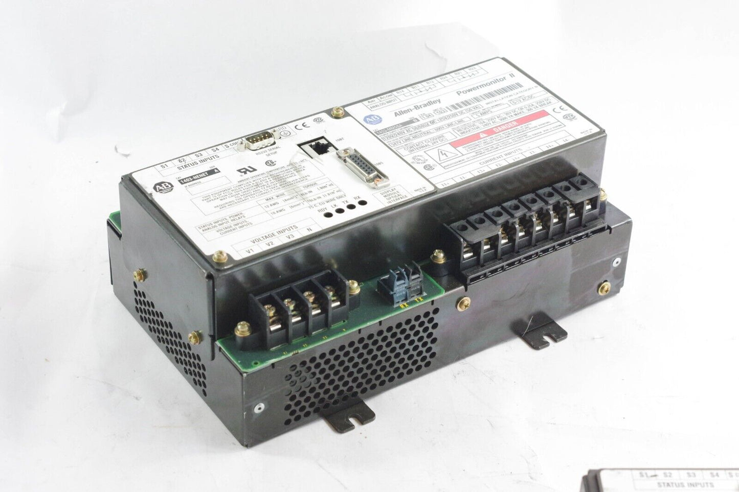 Allen Bradley 1403-MM05A / 1403MM05A Ser B Powermonitor II + 1403-NENET