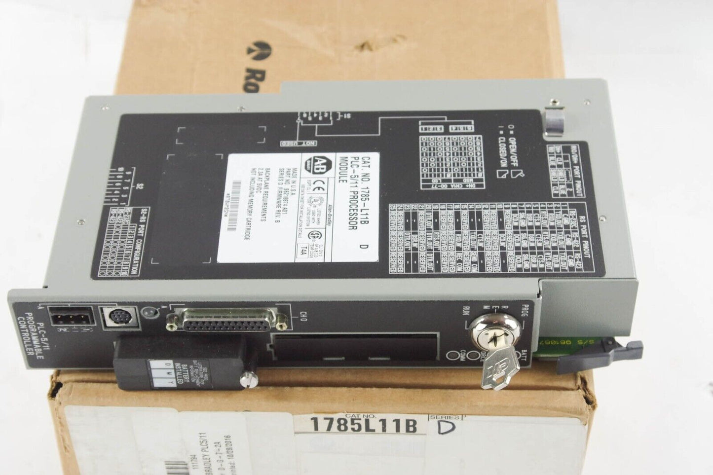 Allen-Bradley 1785-L11B/D PLC-5 Processor Ser. D 1785-L11B - Refurbished